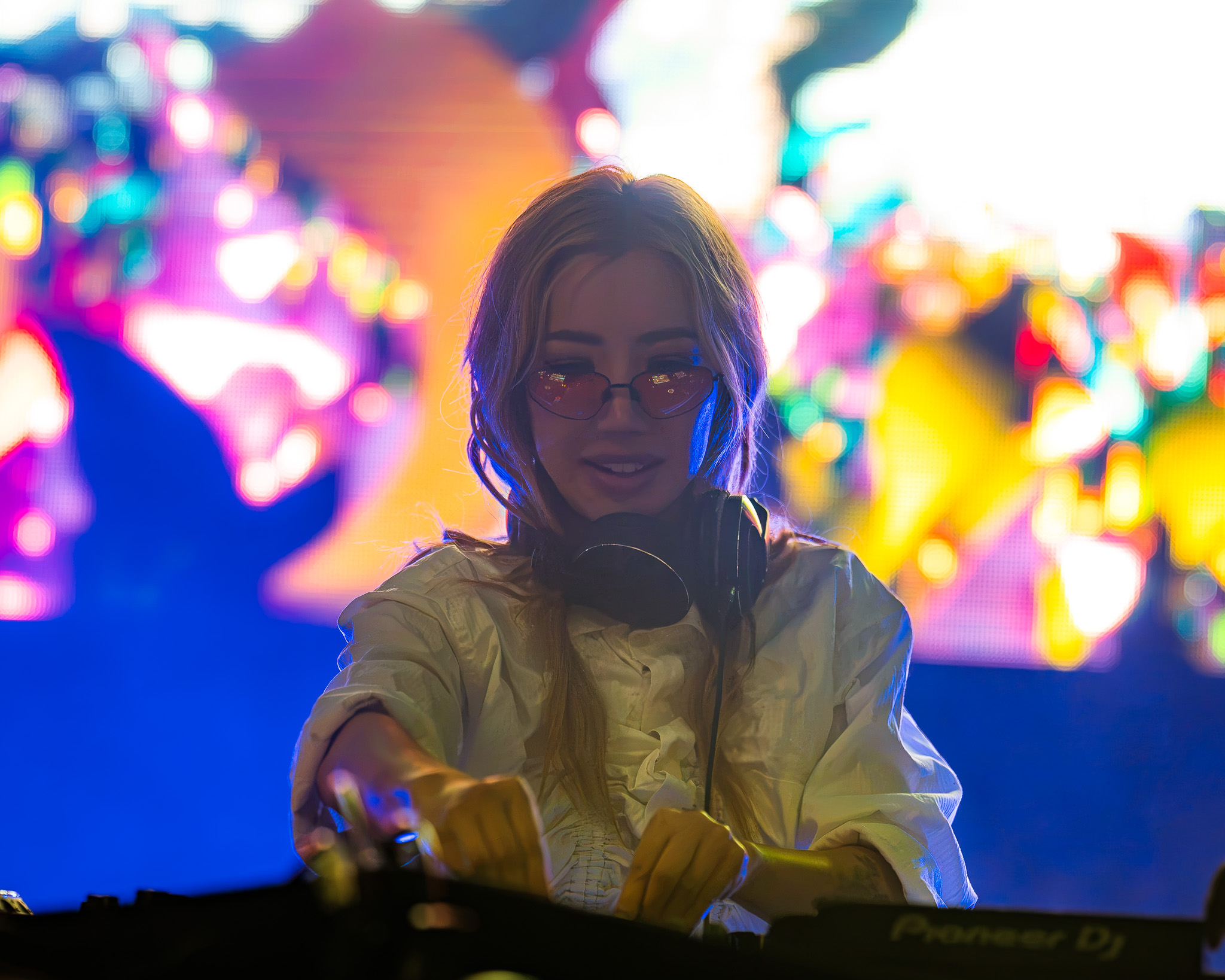 TOKiMONSTA smiling behind the decks